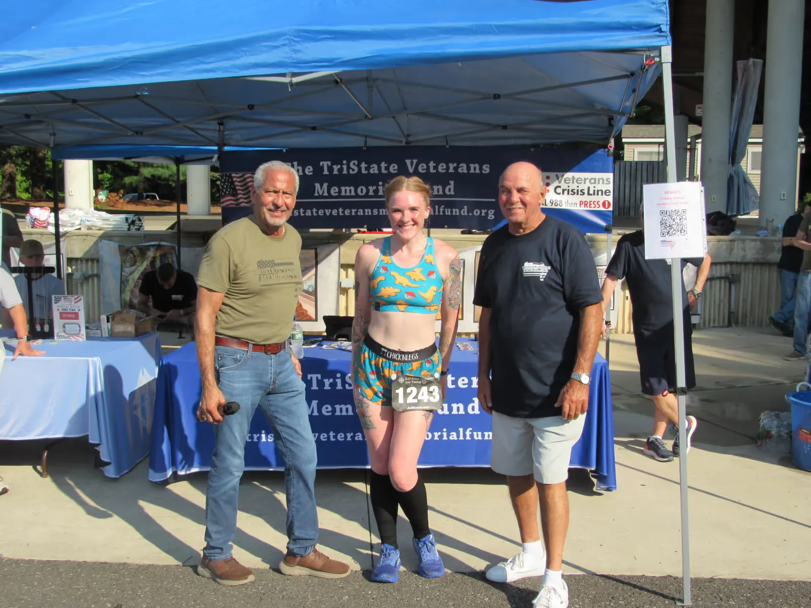 The team at the TriState tent